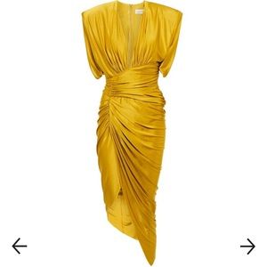 ISO!!Alexandre vauthier draped asymmetric midi dress